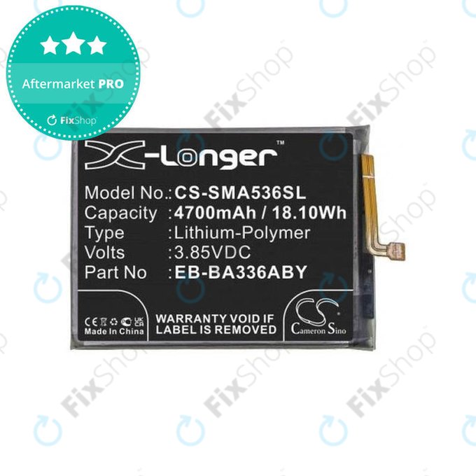 Μπαταρία για Samsung A53 A536B, EB-BA336ABY, 4700mAh, HQ