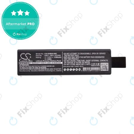 Μπαταρία για DJI Osmo, Zenmuse X3, X5, 1100mAh, Li-Pol, 11.1V, HB01, HQ