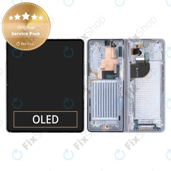 Συγκρότημα οθόνης για Samsung Z Fold 5, F946B, Icyblue, Genuine Service Pack