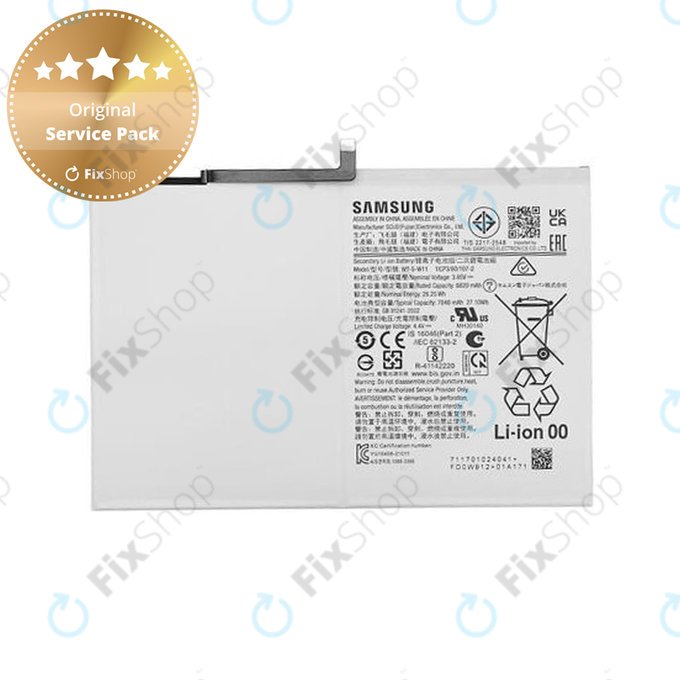 Battery για Samsung Tab A9+ 11 X210 | X216B | GH81-24467A | WT-S-W11 | 7040mAh | Service Pack