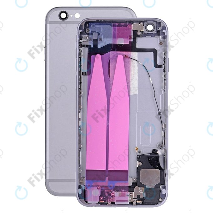 Πίσω Κάλυμμα με Μικρά Ανταλλακτικά για iPhone 6S | Διαστημικό Γκρι | Space Gray