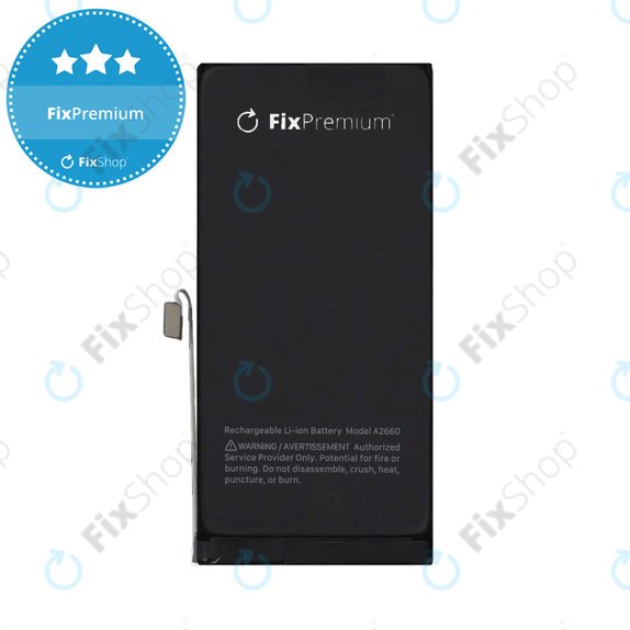 Μπαταρία για iPhone 13 Mini, A2660, 2406mAh, FixPremium