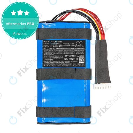 Μπαταρία για JBL Boombox 2, 10400mAh, Li-Ion, 7.4V, SUN-INTE-213, HQ