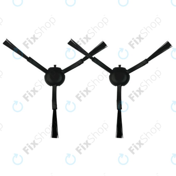 Πλαϊνή Βούρτσα (2τμχ) για Xiaomi Dreame L20 Ultra | X20 Pro | X20 Plus | Μαύρο | Black