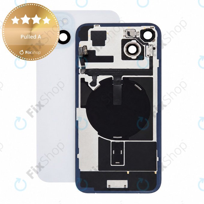 Γυαλί πίσω περιβλήματος για iPhone 15 Plus, Blue, Pulled A
