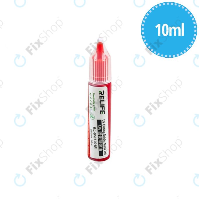 UV Curable Solder Mask Relife RL-901R - 10ml | Red