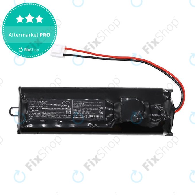 Μπαταρία για Rowenta RH8827WO, RH8971WO, RH8929WO, 3500mAh, Li-Ion, 25.2V, RS-RH5274, HQ