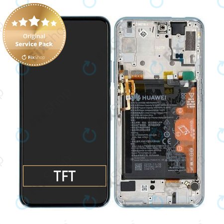 OLED/LCD Display Assembly με Battery για Huawei P Smart Pro | 02353HRD | Breathing Crystal | Service Pack