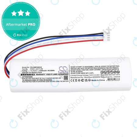 Μπαταρία για Xiaomi Mi Robot Vacuum Mop 2, Mijia Sweeping Vacuum Cleaner 2C, 3200mAh, Li-Ion, 14.4V, P2051-4S1P-ZM, HQ