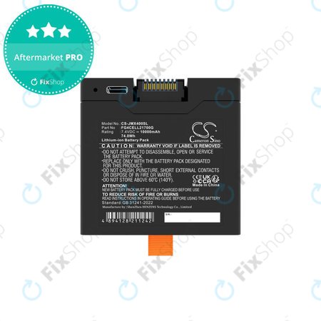 Μπαταρία για JBL Partybox Club 320, Partybox Stage 320, Xtreme 4, 10000mAh, Li-Ion, 7.4V, FG4CELL21700G, HQ