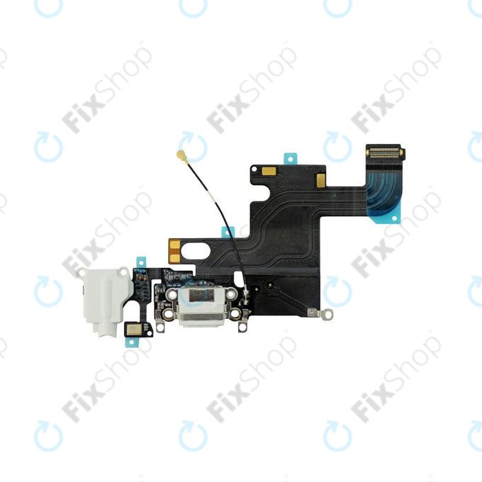 Επαφές Φόρτισης + Καλώδιο Flex για iPhone 6 | Λευκό | White