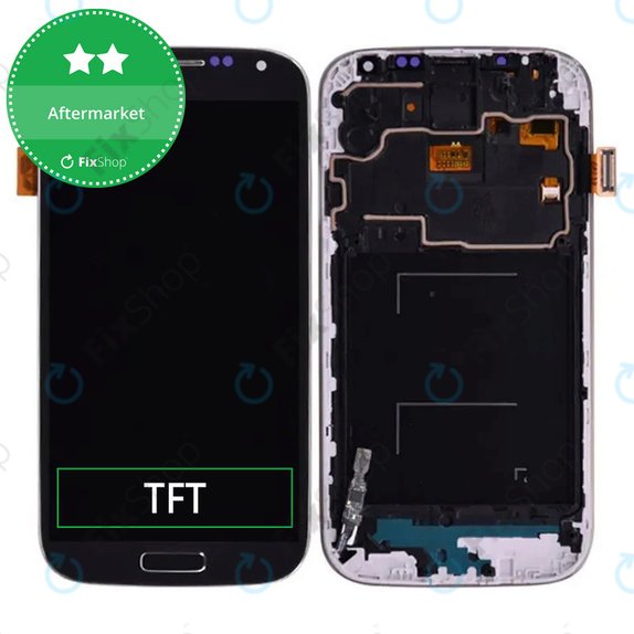 Συγκρότημα οθόνης για Samsung S4 Mini Value, I915i, Black Mist, Aftermarket
