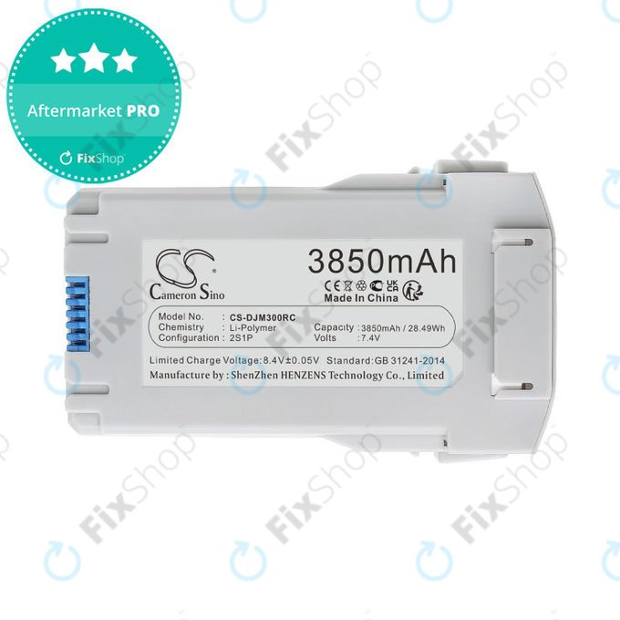 Μπαταρία για DJI Mini 3, Mini 3 Pro, Mini 4, Mini 4 Pro, 3850mAh, Li-Pol, 7.4V, BWX162-2453-7.38, HQ