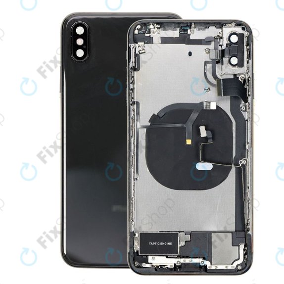 Πίσω Κάλυμμα με Μικρά Ανταλλακτικά για iPhone XS Max | Διαστημικό Γκρι | Space Gray