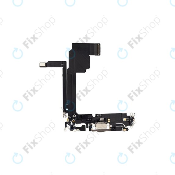 Επαφές Φόρτισης + Καλώδιο Flex για iPhone 15 Pro Max | Natural Titanium