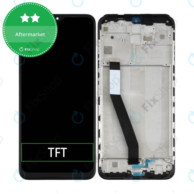 Συγκρότημα οθόνης για Xiaomi Redmi 9, Μαύρο, Black, Aftermarket