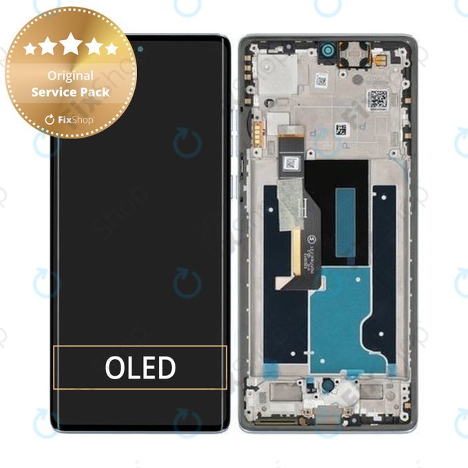 LCD Display Assembly για Motorola Edge 50 Fusion | 5D68C24359 | Marshmallow Blue | Genuine Service Pack