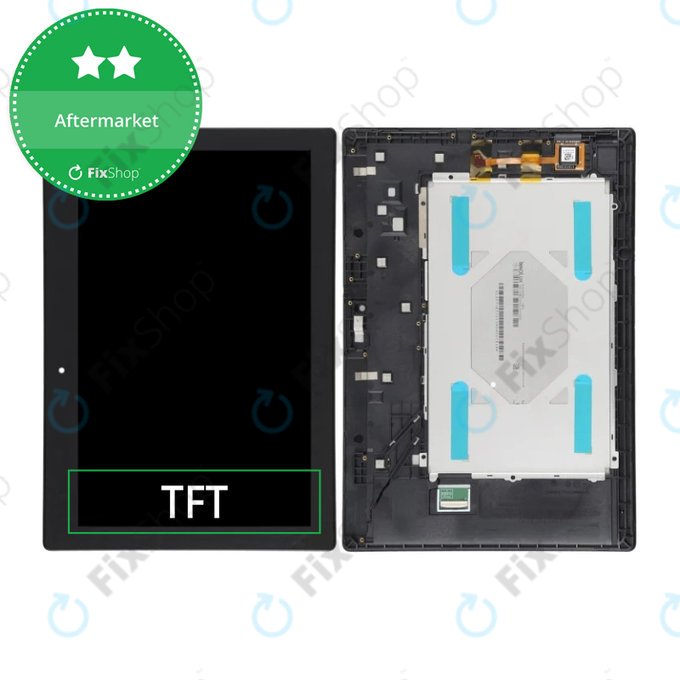 Συγκρότημα οθόνης για Lenovo Tab 2 A10-70, Μαύρο, Black, Aftermarket