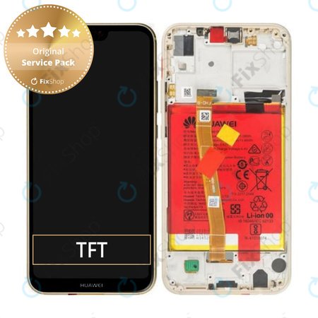 OLED/LCD Display Assembly με Battery για Huawei P20 Lite | 02351WRN | Gold | Service Pack