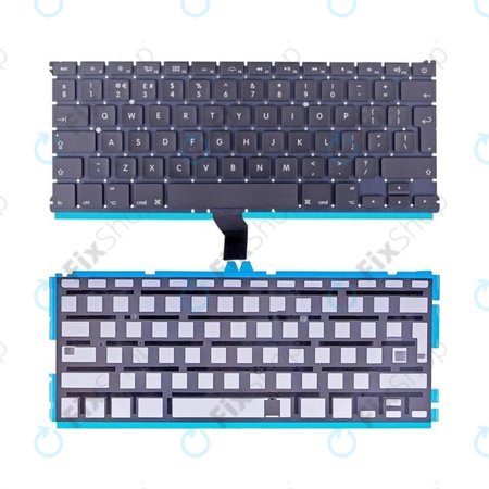 Πληκτρολόγιο + Backlight UK για MacBook Air 13" A1369 (Μέσα 2011) | A1466 (Μέσα 2012 - Μέσα 2017)