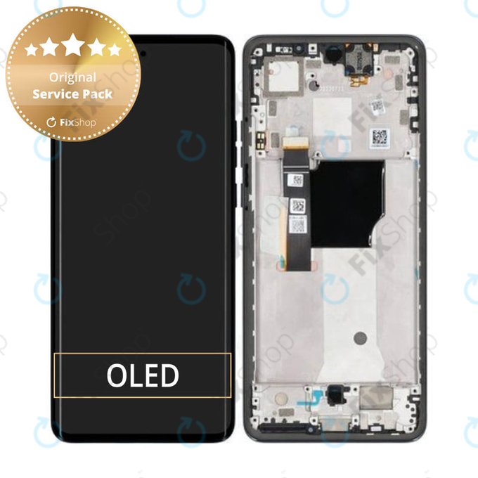 LCD Display Assembly για Motorola Edge 40 Neo XT2307 | Black Beauty | Service Pack