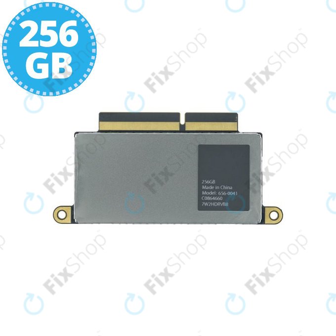 SSD 256GB για MacBook Pro 13" A1708 (Τέλη 2016 - Μέσα 2017), Refurbished