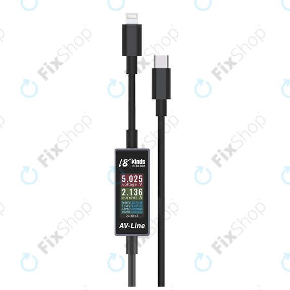 Καλώδιο Φόρτισης Έξυπνης Ανίχνευσης (Lightning - USB-C) για AV-Line
