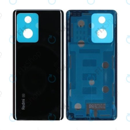 Καπάκι Μπαταρίας για Xiaomi Redmi Note 12 Pro+ 5G | Midnight Black | 1610111000836B | Service Pack