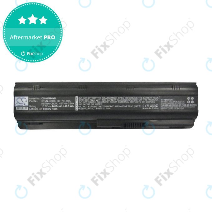 Μπαταρία για HP Pavilion Envy 17-1001TX, 593553-001, 4400mAh, HQ