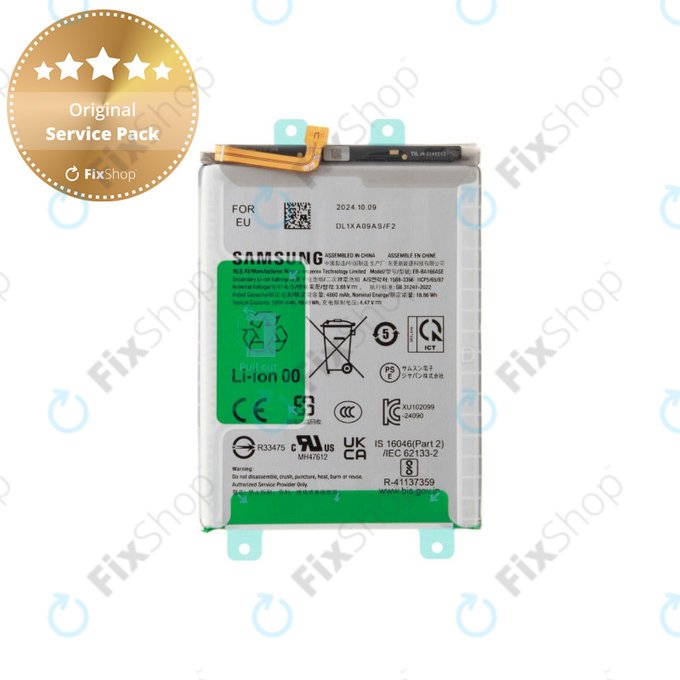 Μπαταρία για Samsung A17 4G, A17 5G, A175B, A176B, EB-BA166ASE, GH82-38076A, Genuine Service Pack
