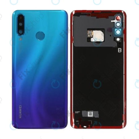 Καπάκι Μπαταρίας για Huawei P30 Lite | 02352RPY | Peacock Blue | Service Pack