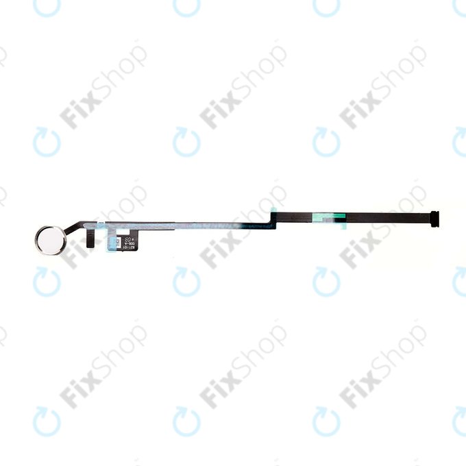 Κουμπί Αρχικής Οθόνης + Καλώδιο Flex για iPad (7th Gen 2019 | 8th Gen 2020 | 9th Gen 2021) | Ασημί | Silver