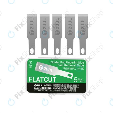 Λεπίδες αφαίρεσης κόλλας underfill, επίπεδης κοπής, 2UUL DA28, 5τμχ/πακέτο