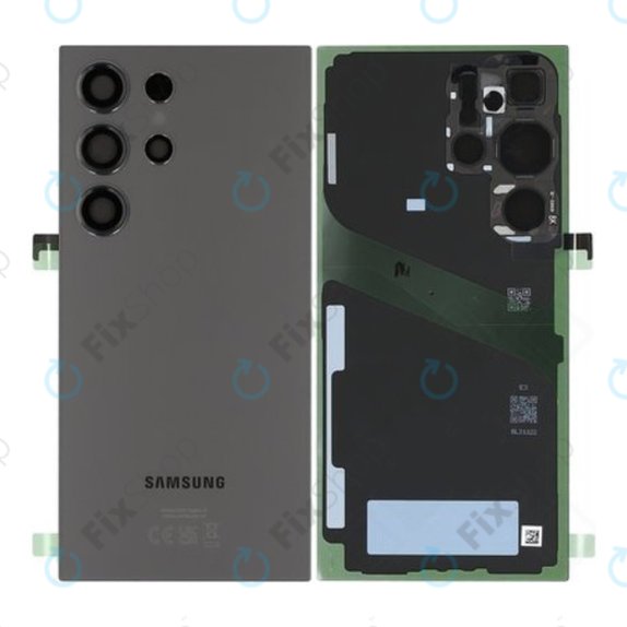 Καπάκι Μπαταρίας για Samsung S24 Ultra | S928B | GH82-33349B | Titanium Black | Service Pack