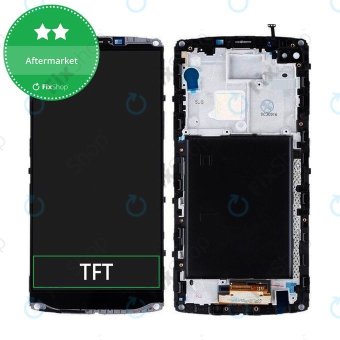 LCD Display Assembly για LG V10 | H960A | Μαύρο, Black | Aftermarket