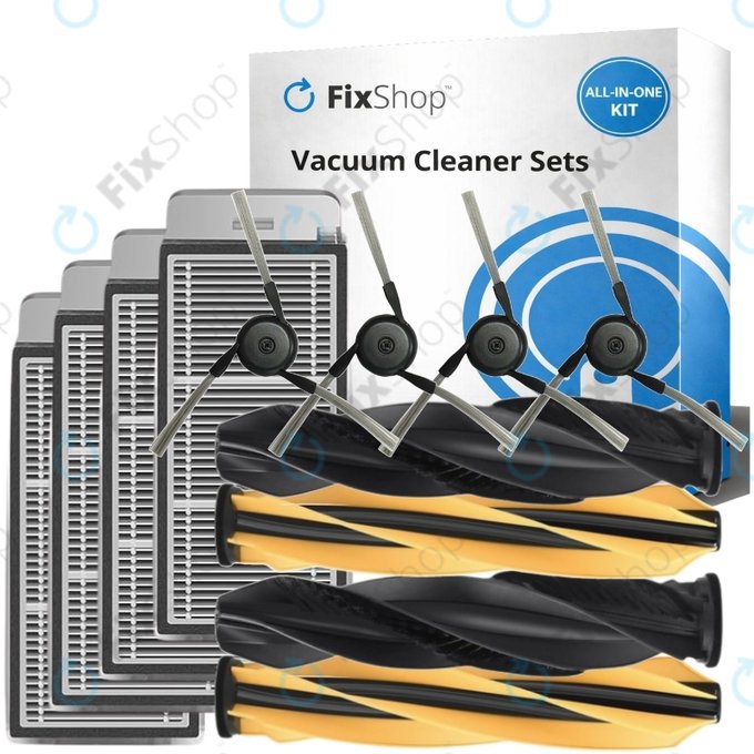 Σετ ανταλλακτικών για Dreame X50 Ultra, L50 Ultra, L40s Ultra, L40s Pro Ultra, X50 Master, Mova V50 (2 ζεύγη κύριων βουρτσών, 4x Φίλτρο, 4x Πλαϊνή Βούρτσα)