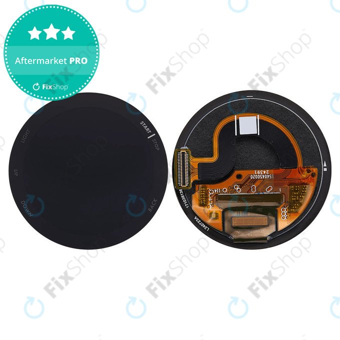 Οθόνη OLED + γυαλί αφής χωρίς πλαίσιο (Black) για Garmin Forerunner 165