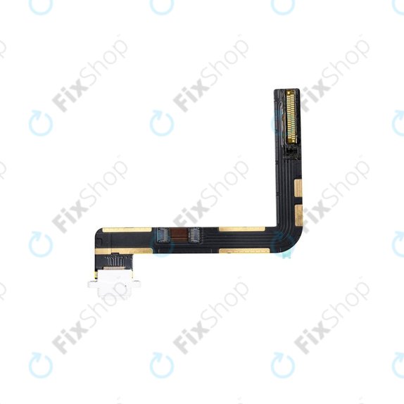 Επαφές Φόρτισης + Καλώδιο Flex για iPad (7th Gen 2019, 8th Gen 2020, 9th Gen 2021) | Λευκό | White