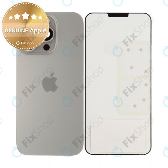 Πίσω Κάλυμμα Γυαλί για iPhone 16 Pro | Natural Titanium | 661-42725 | Genuine Apple