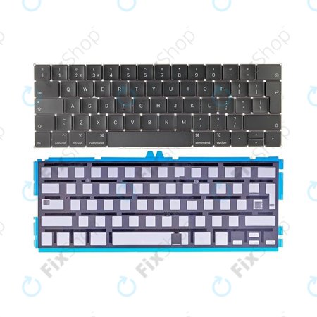 Πληκτρολόγιο + Backlight UK/EU για MacBook Pro 13" A1989 (2018 - 2019) | 15" A1990 (2018)