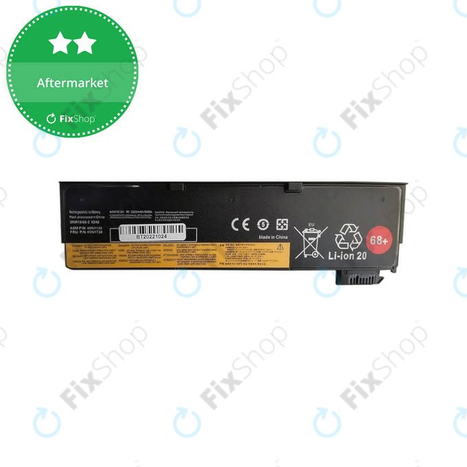 Μπαταρία για Lenovo ThinkPad L470, 4X50M08811, 10.8V, 5200mAh