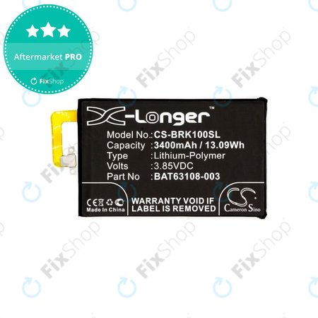 Μπαταρία για Blackberry Keyone, 3400mAh, Li-Pol, 3.85V, BAT63108-003, HQ