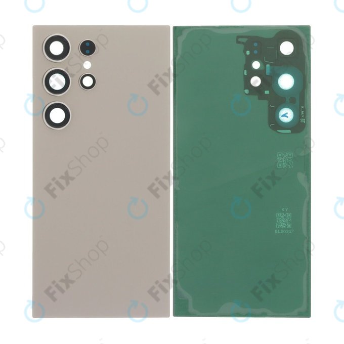 Καπάκι Μπαταρίας Πλήρες για Samsung S24 Ultra S928B | Titanium Gray