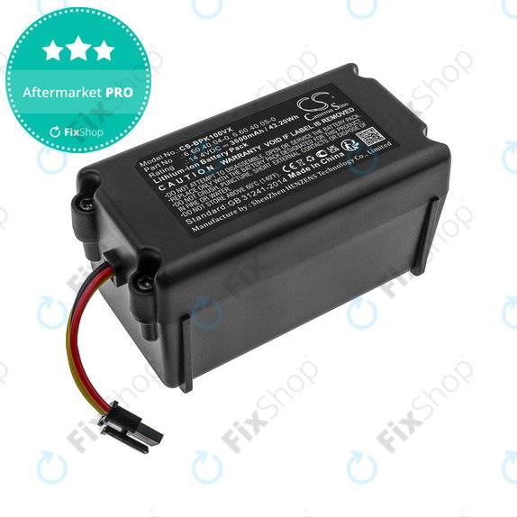 Μπαταρία για Sencor SRV 9250, SRV 8250, SRV 6250, SRV 4250, Blaupunkt XSMART, SRX 1002, Li-ion, 14.4V, 3000mAh, HQ