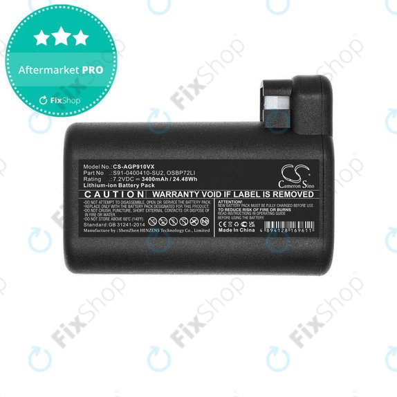 Μπαταρία για AEG RX-series, Electrolux E, P-series, S91-0400410-SU2, OSBP72LI, OSBP72LI25, 7.2V, 3400mAh, HQ