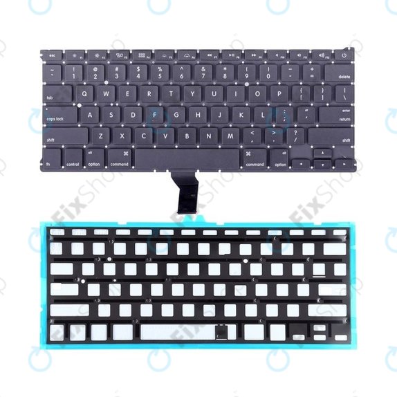 Πληκτρολόγιο + Backlight US για MacBook Air 13" A1369 (Μέσα 2011) | A1466 (Μέσα 2012 - Μέσα 2017)