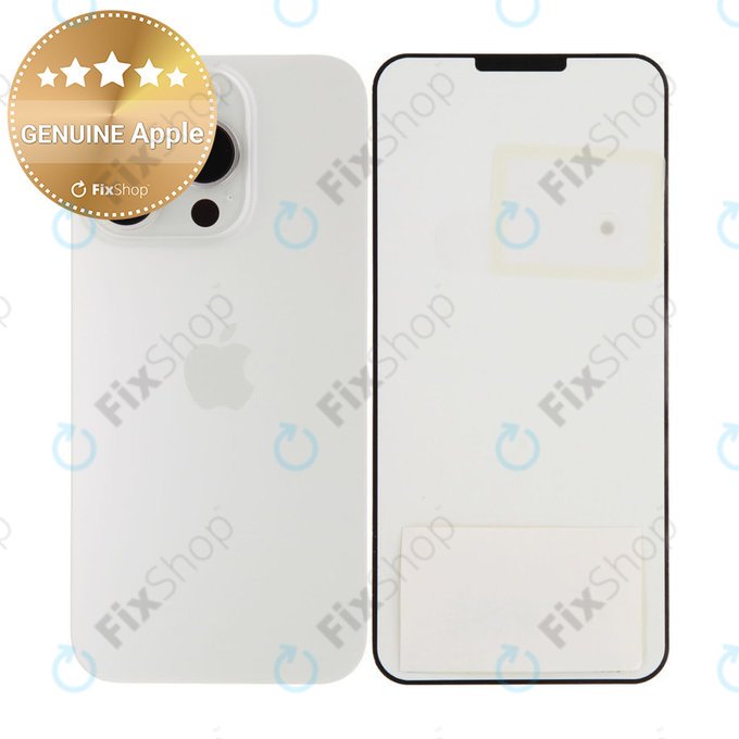 Πίσω Κάλυμμα Γυαλί για iPhone 15 Pro | White Titanium | 661-35701 | Genuine Apple