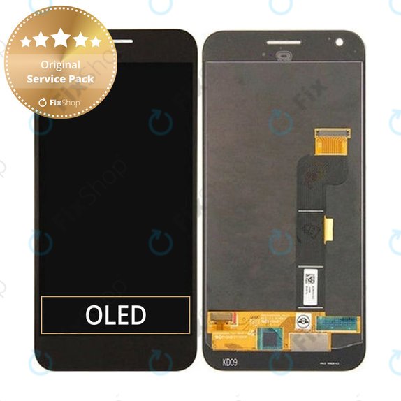 Οθόνη με οθόνη αφής για Google Pixel XL, G-2PW2200, 83H90205-00, Quite Black, Service Pack