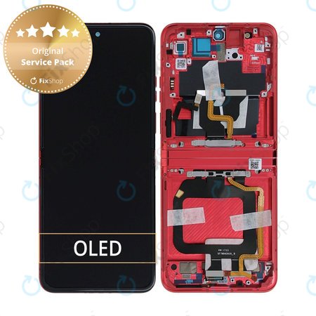 OLED/LCD Display Assembly για Motorola Razr 40 Ultra | Viva Magenta | Service Pack