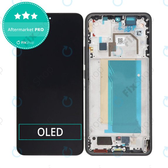 Συγκρότημα οθόνης για Xiaomi 13T, 13T Pro, Μαύρο, Black